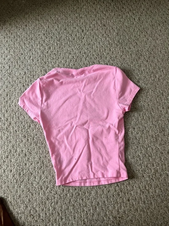 garage women's baby pink baby tee - Picture 2 of 4